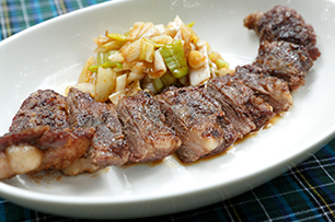 縁側カルビwith炭火焼ネギソース_行程6